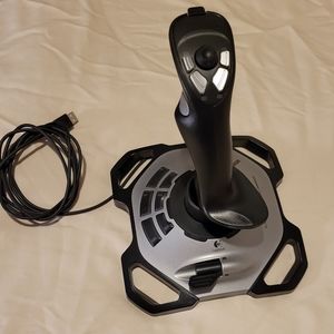 Logitech - Extreme 3D Pro Gaming Joystick - Silver/Black